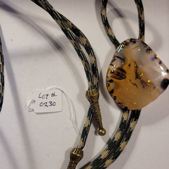 Bolo Tie - Made from Stone - Very Unique Looking - Picture 11 of 12